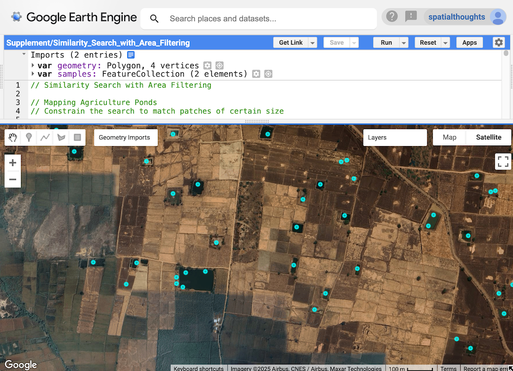 Similarity Search to Detect Farm Ponds