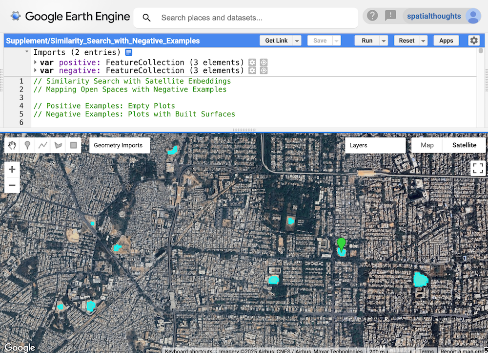 Similarity Search to Map Open Plots