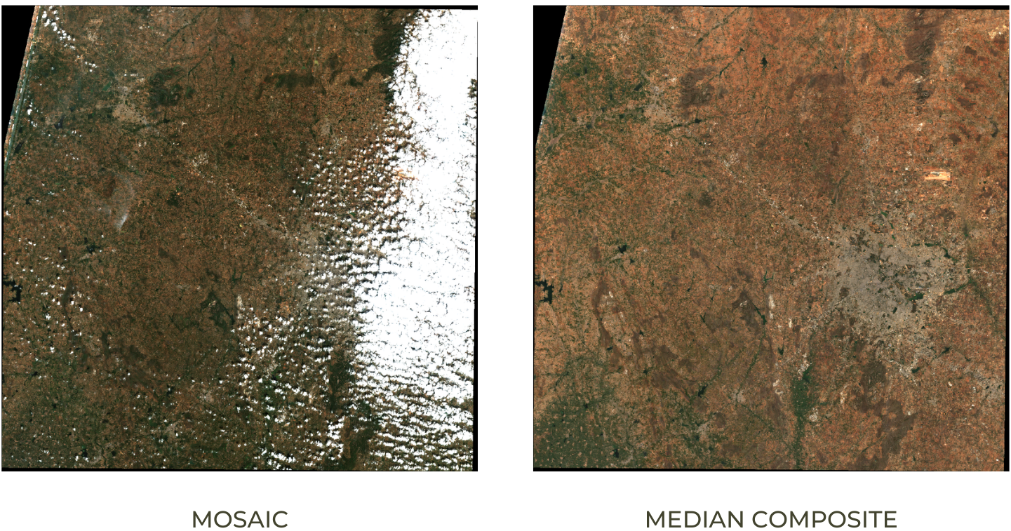 Mosaic vs. Median Composite